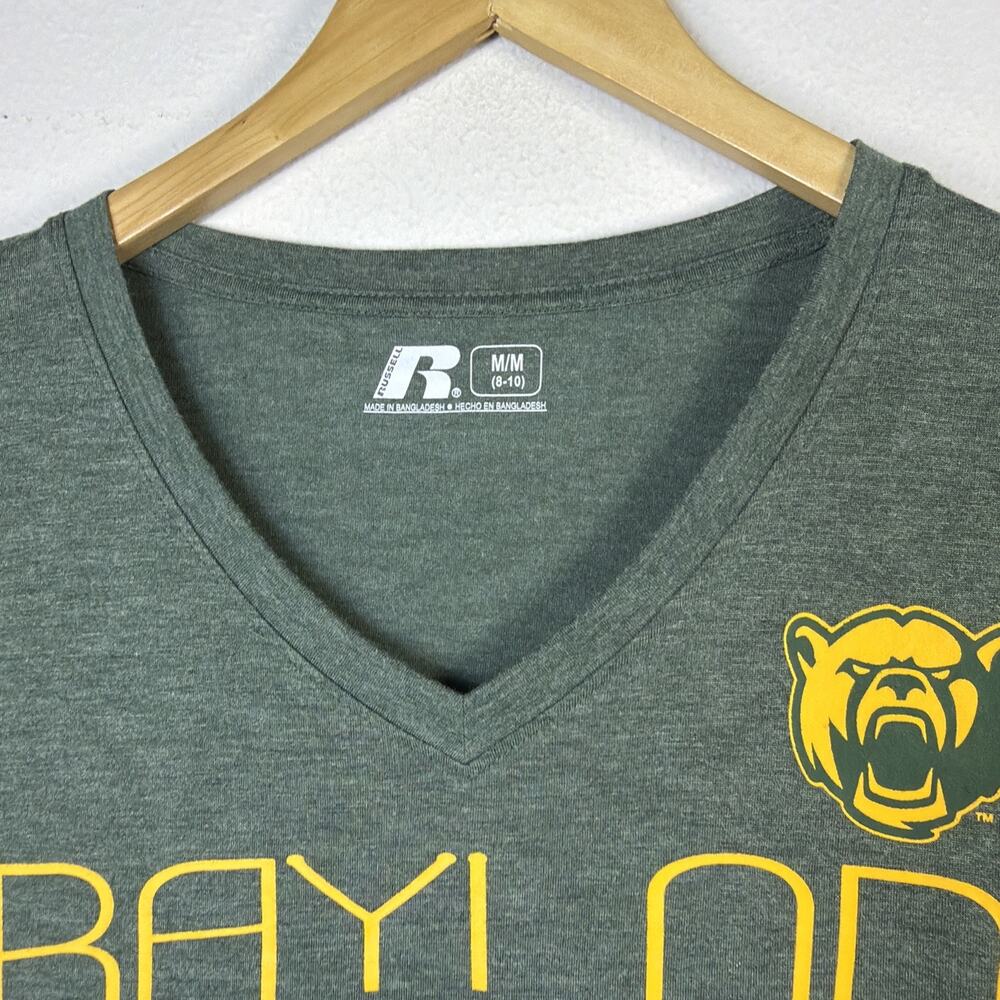 Baylor Bears BU Green Crew Neck SS Tee T-Shirt medium college gear football - Picture 6 of 12